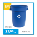 Image sur Poubelle ronde - 120 L